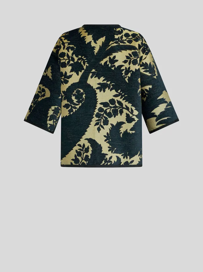 Women Etro Jackets Reversible Chenille Jacquard Kesa Multicolour Women Etro Jackets Reversible Chenille Jacquard Kesa Multicolour