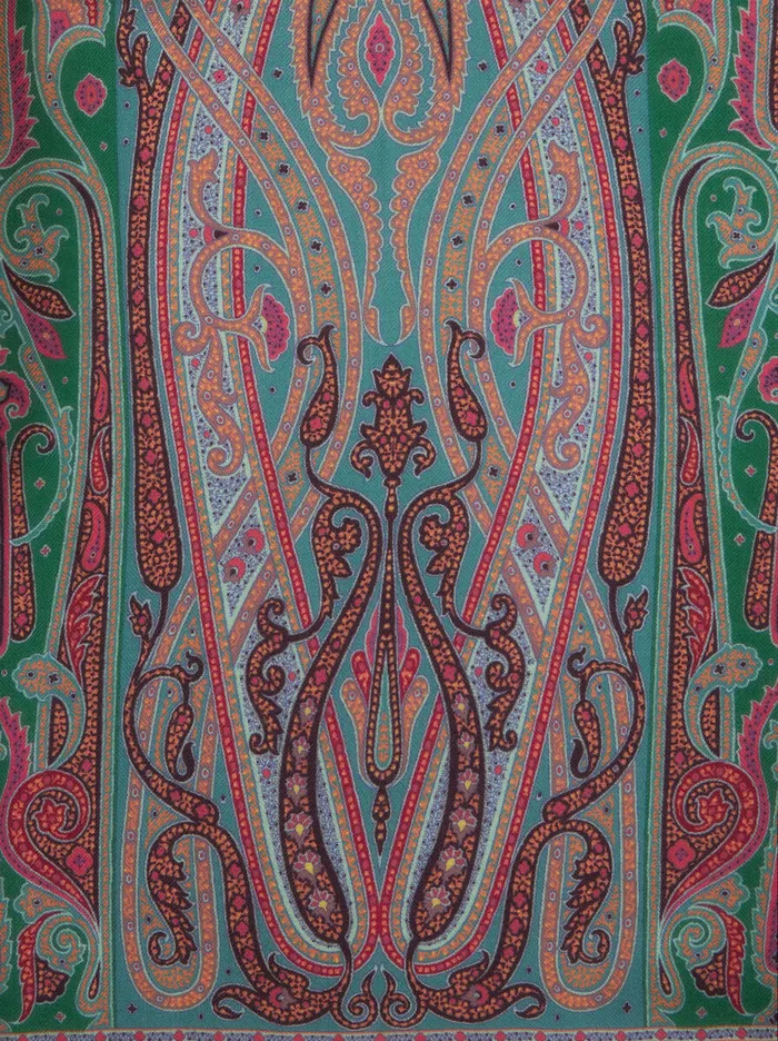 Women Etro Scarves And Silk Fringed Paisley Scarf Red Women Etro Scarves And Silk Fringed Paisley Scarf Red