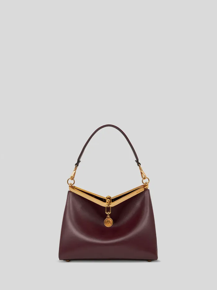 Women Etro Shoulder Bags Medium Vela Bag Burgundy