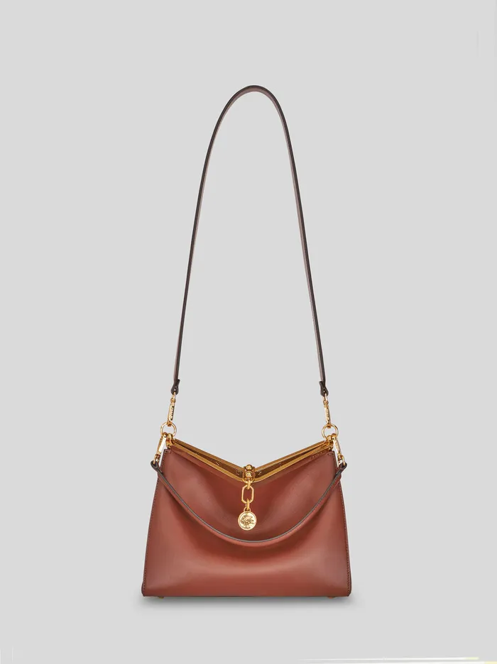 Women Etro Shoulder Bags Medium Vela Bag Dark Brown Women Etro Shoulder Bags Medium Vela Bag Dark Brown
