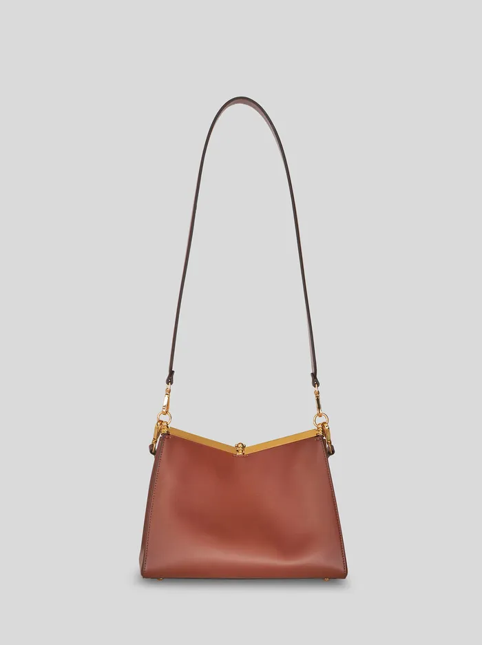 Women Etro Shoulder Bags Medium Vela Bag Dark Brown Women Etro Shoulder Bags Medium Vela Bag Dark Brown
