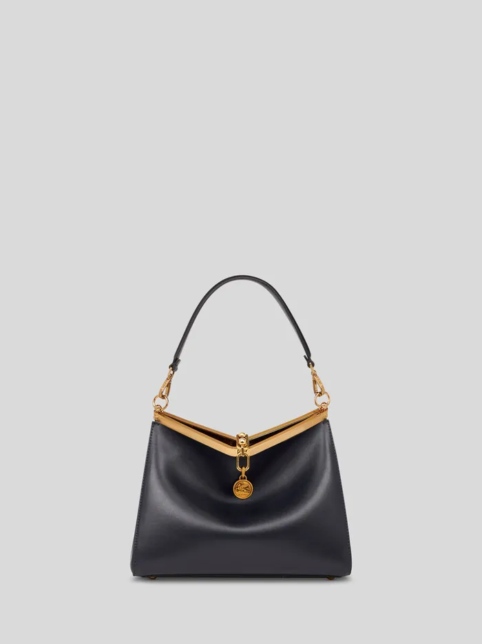 Women Etro Shoulder Bags Medium Vela Bag Navy Blue