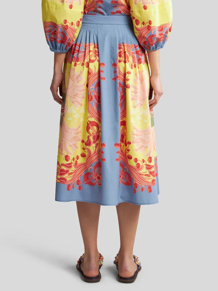 Women Etro Skirts Summer Skirt Yellow Women Etro Skirts Summer Skirt Yellow