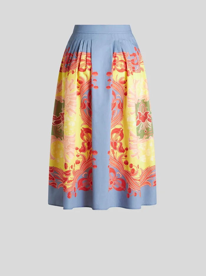 Women Etro Skirts Summer Skirt Yellow Women Etro Skirts Summer Skirt Yellow