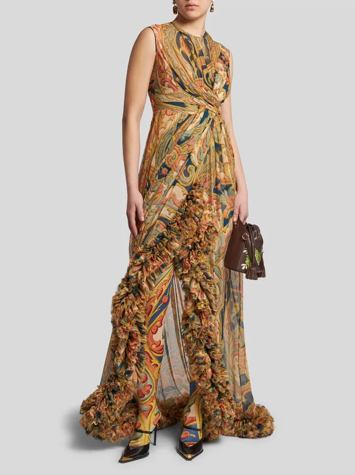 Women Etro Socks And Tights Baroque Paisley Tights Beige Women Etro Socks And Tights Baroque Paisley Tights Beige