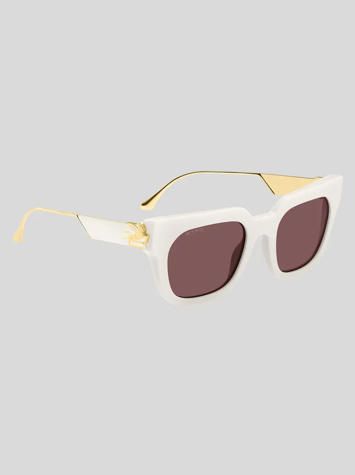 Women Etro Sunglasses Bold Pegaso Sunglasses White Women Etro Sunglasses Bold Pegaso Sunglasses White