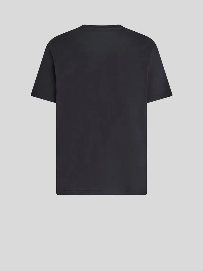 Women Etro Sweatshirts And TShirts TShirt With Embroidery Black Women Etro Sweatshirts And TShirts TShirt With Embroidery Black