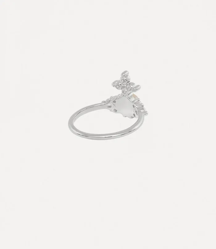 Women Feodora Ring Platinumwhiteczcreamrosepearl Vivienne Westwood Rings Women Feodora Ring Platinumwhiteczcreamrosepearl Vivienne Westwood Rings