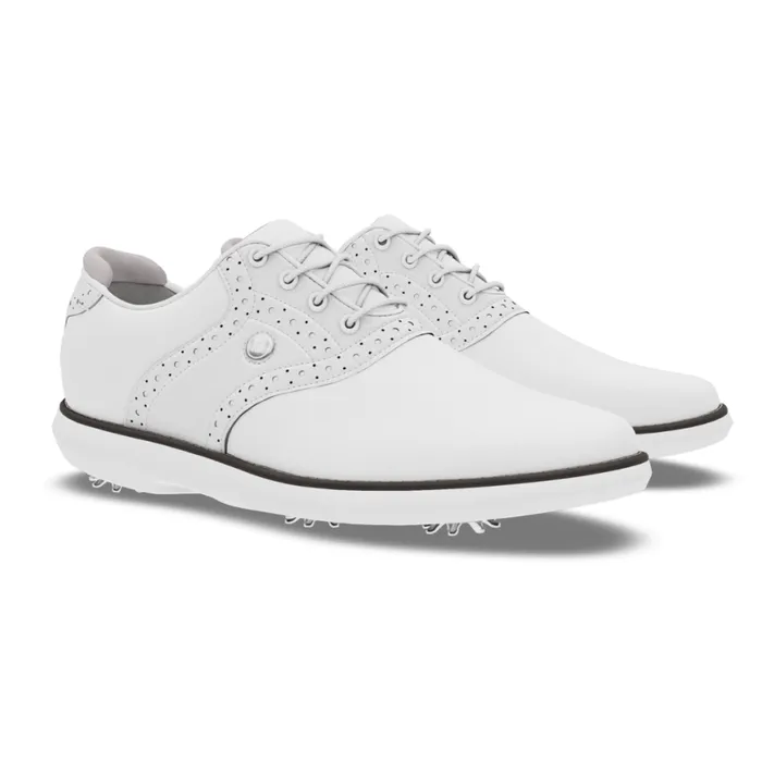 Women FootJoy Customize MyJoys Traditions Spiked White