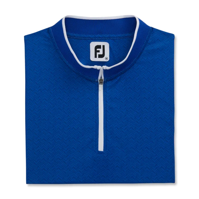 Women FootJoy Shirts Sleeveless QuarterZip Cobalt Women FootJoy Shirts Sleeveless QuarterZip Cobalt