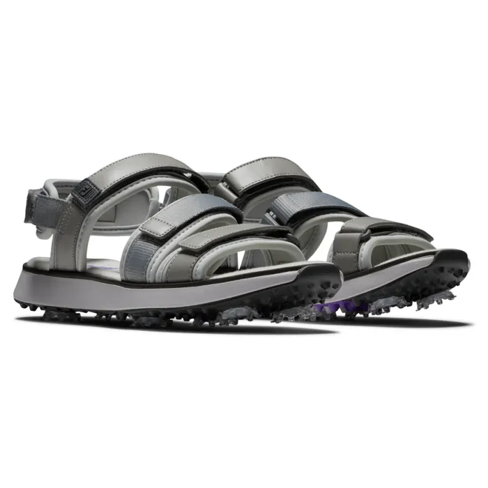 Women FootJoy Spiked Golf Sandal Grey Women FootJoy Spiked Golf Sandal Grey