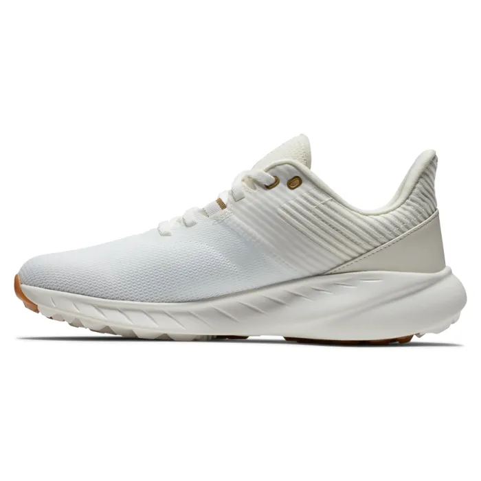 Women FootJoy Spikeless Flex White Beige Women FootJoy Spikeless Flex White Beige