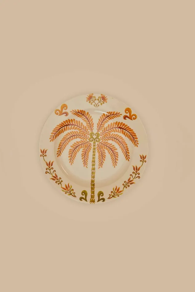 Women Happiness A La Table Farm Rio Tropical Joy A La Carte Dinner Plate