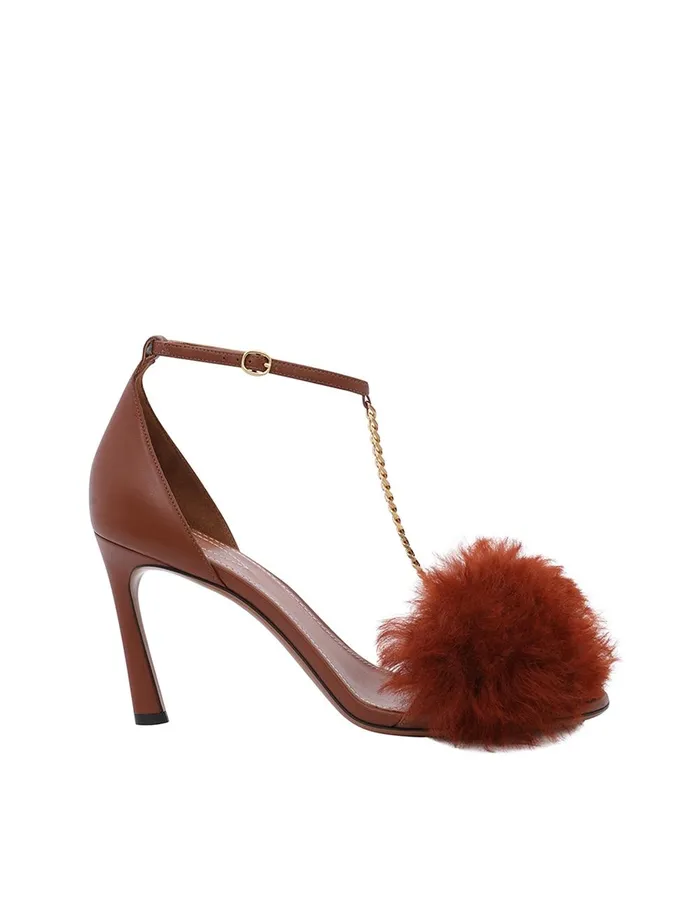 Women Heels Zimmermann Bell Sandal 85 Rust