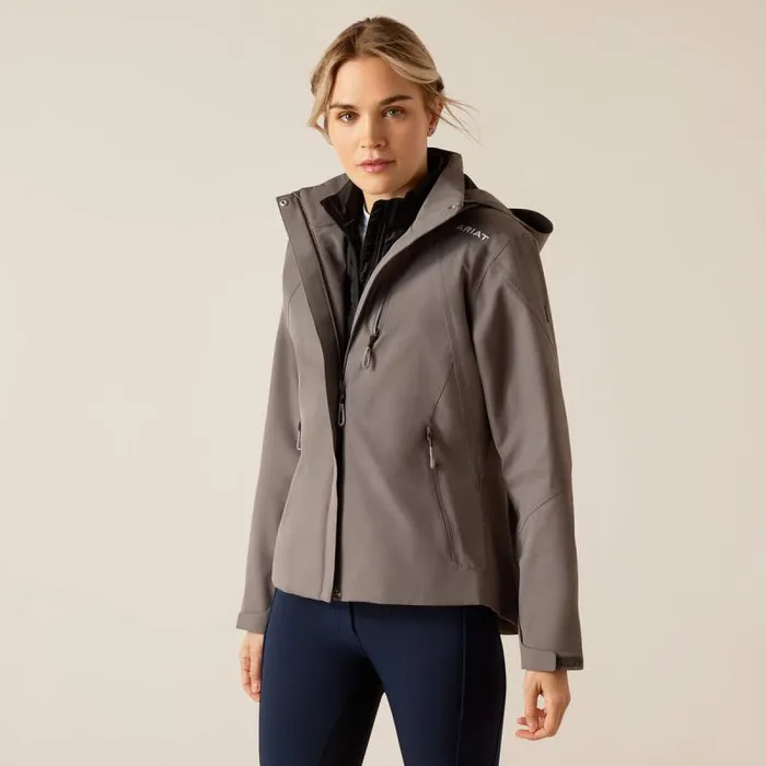 Women Jackets and Vests Ariat Coastal Jacket Plum Grey
