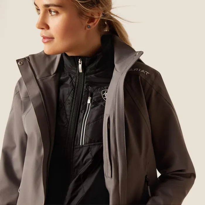 Women Jackets and Vests Ariat Coastal Jacket Plum Grey Women Jackets and Vests Ariat Coastal Jacket Plum Grey