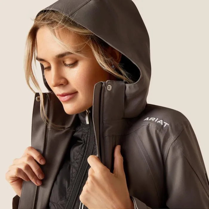 Women Jackets and Vests Ariat Coastal Jacket Plum Grey Women Jackets and Vests Ariat Coastal Jacket Plum Grey
