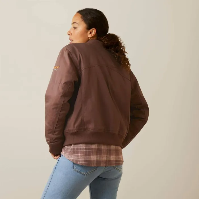Women Jackets and Vests Ariat Rebar DuraCanvas Bomber Jacket Peppercorn Women Jackets and Vests Ariat Rebar DuraCanvas Bomber Jacket Peppercorn