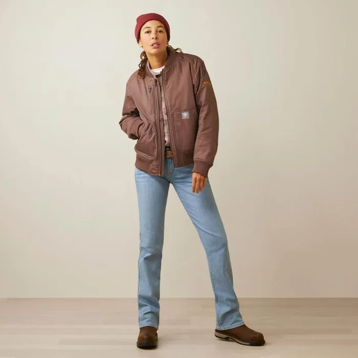 Women Jackets and Vests Ariat Rebar DuraCanvas Bomber Jacket Peppercorn Women Jackets and Vests Ariat Rebar DuraCanvas Bomber Jacket Peppercorn