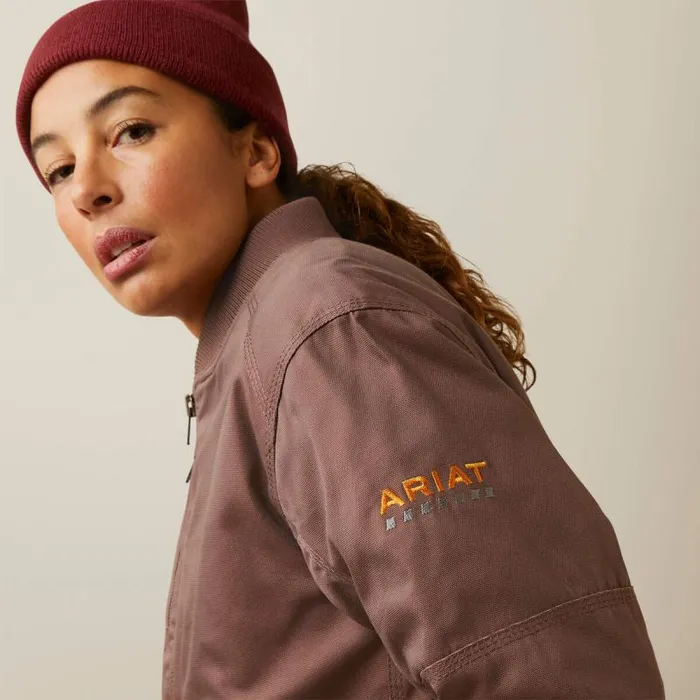 Women Jackets and Vests Ariat Rebar DuraCanvas Bomber Jacket Peppercorn Women Jackets and Vests Ariat Rebar DuraCanvas Bomber Jacket Peppercorn