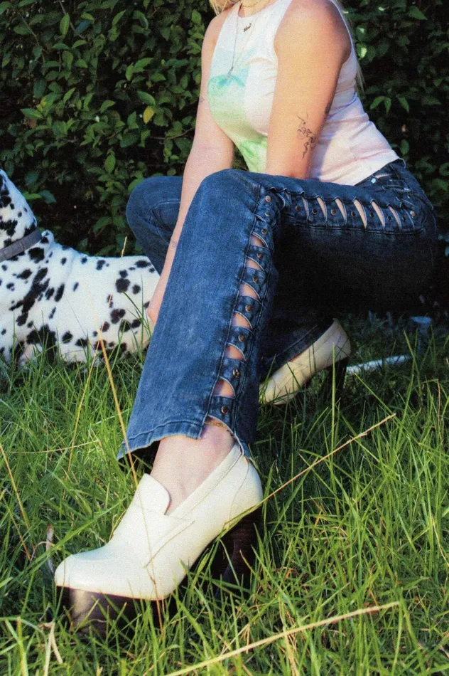 Women Jeffrey Campbell ManTailored GARGOYLE Ivory