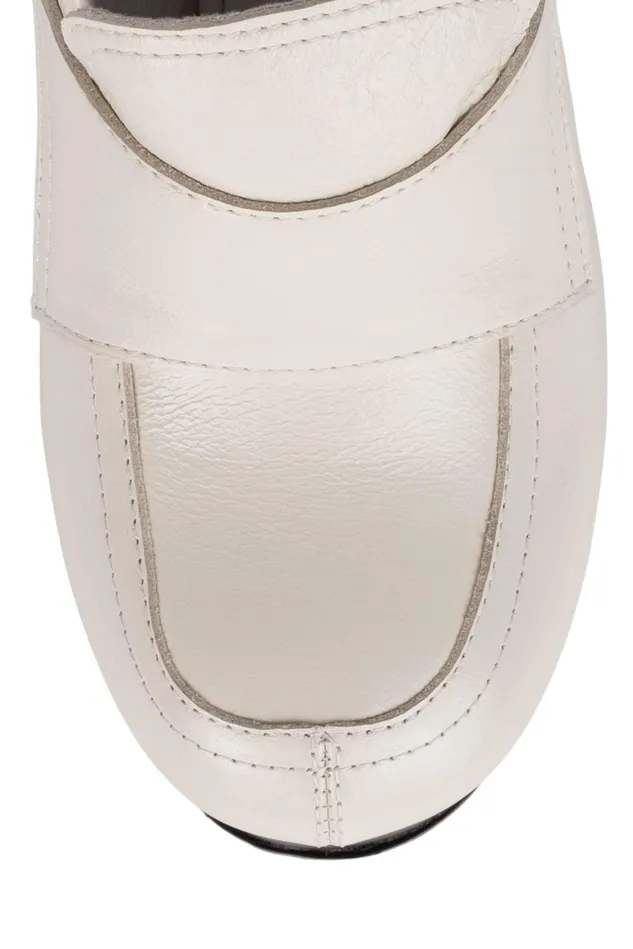 Women Jeffrey Campbell ManTailored GARGOYLE Ivory