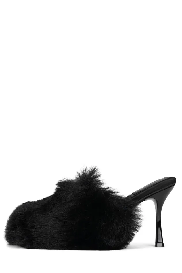 Women Jeffrey Campbell Mule BINXF Black Combo