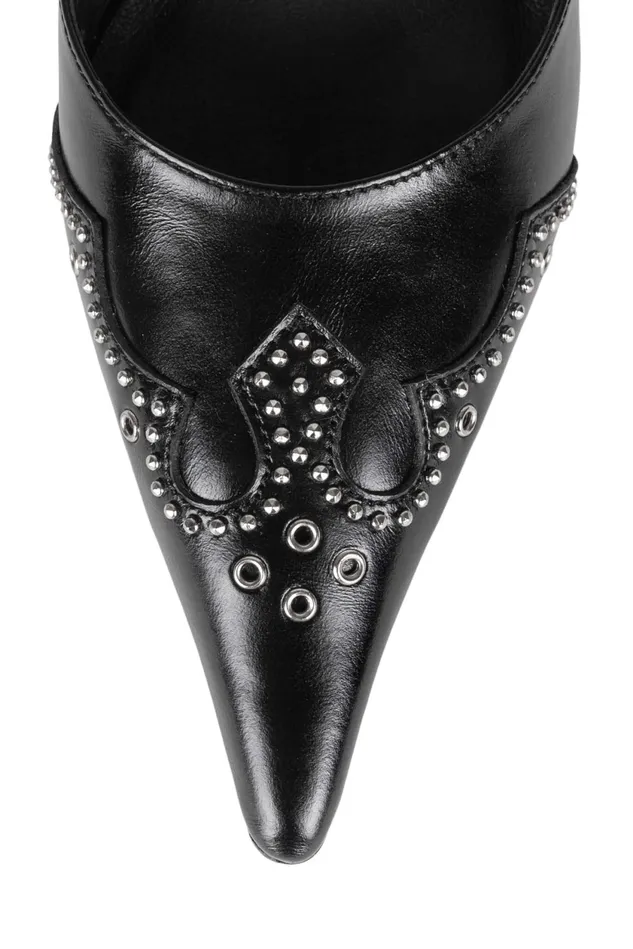 Women Jeffrey Campbell Mule BITEME Natural Brush Silver