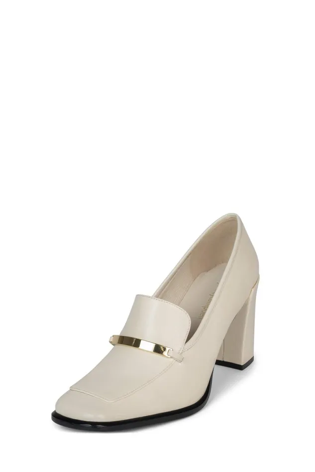 Women Jeffrey Campbell Pump BROCHURE Cream Gold
