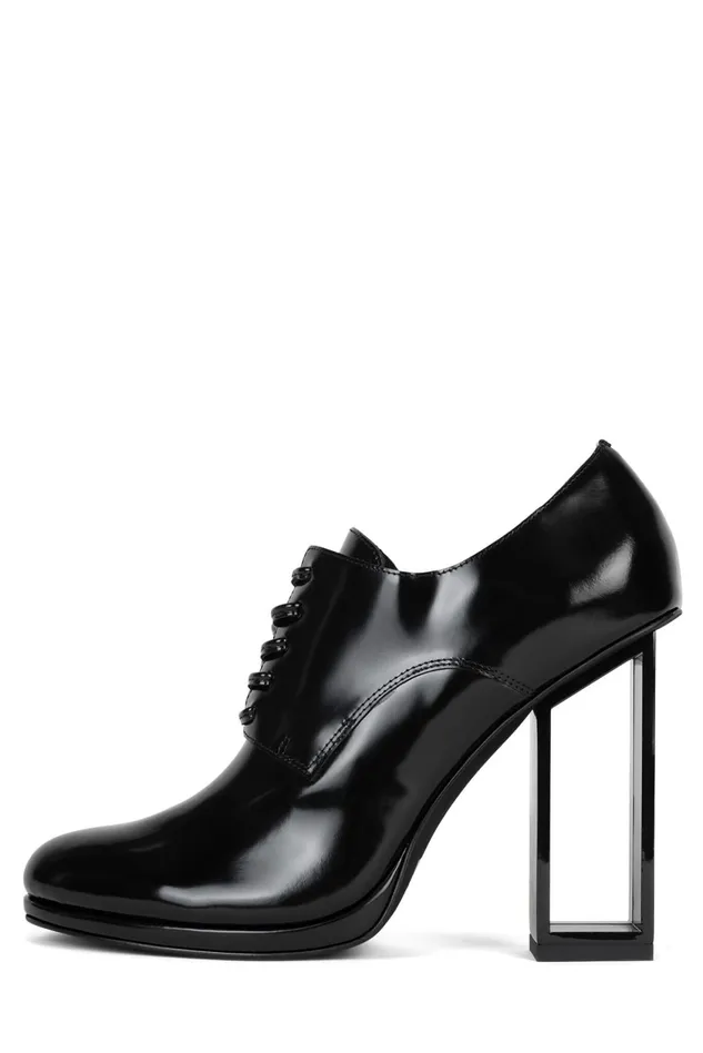 Women Jeffrey Campbell Pump CATALYST Black Box Black