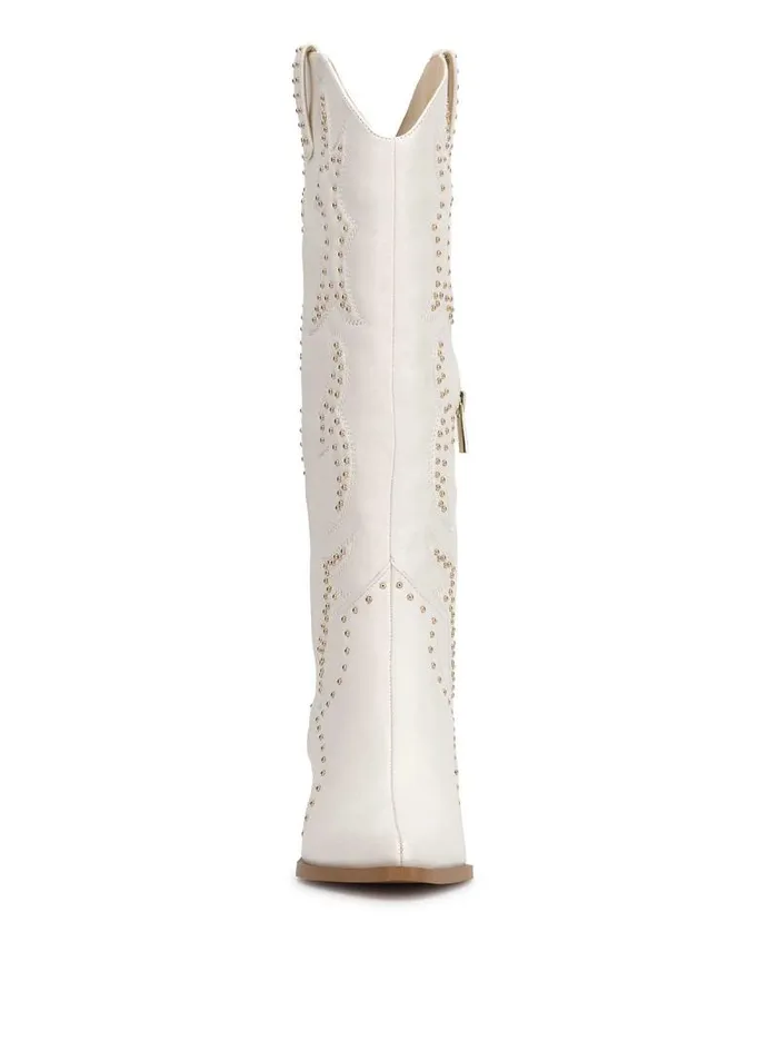 Women Jessica Simpson Boots and Booties Zaikes Western Boot In Bright White