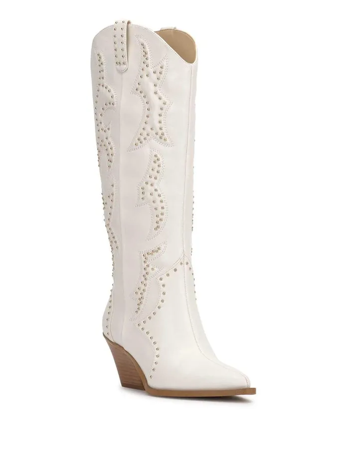 Women Jessica Simpson Boots and Booties Zaikes Western Boot In Bright White