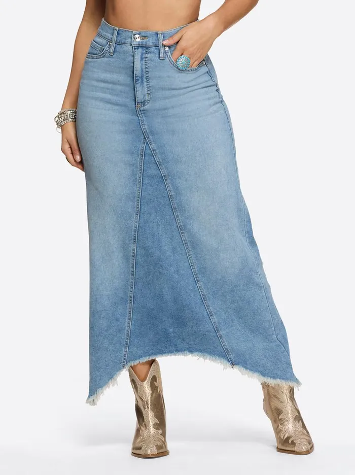 Women Jessica Simpson Bottoms Della Maxi Skirt In Sweet Pea