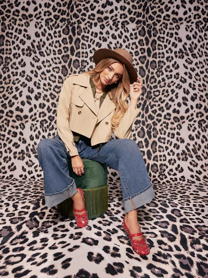 Women Jessica Simpson Jackets Blazers and Kimonos Trench Bomber Jacket In Khaki Women Jessica Simpson Jackets Blazers and Kimonos Trench Bomber Jacket In Khaki