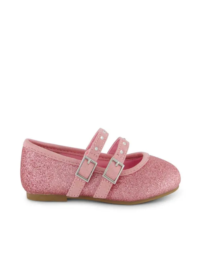 Women Jessica Simpson Kids Toddler Amy Double Strap Ballet Flat In Pink