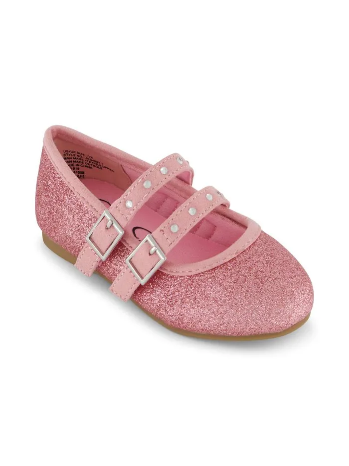 Women Jessica Simpson Kids Toddler Amy Double Strap Ballet Flat In Pink