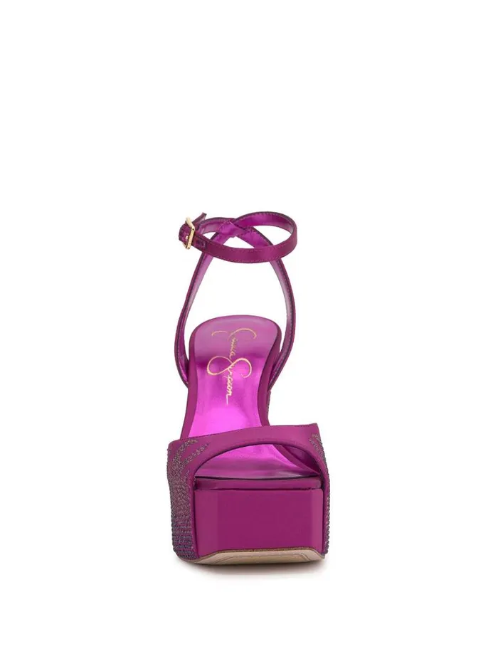 Women Jessica Simpson Platforms Lirio Platform Sandal In Mulberry