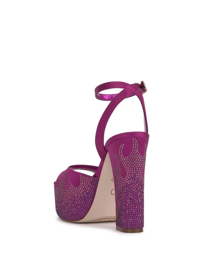 Women Jessica Simpson Platforms Lirio Platform Sandal In Mulberry