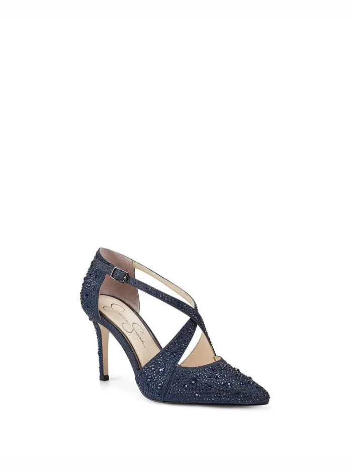 Women Jessica Simpson Pumps Accile High Heel In Navy