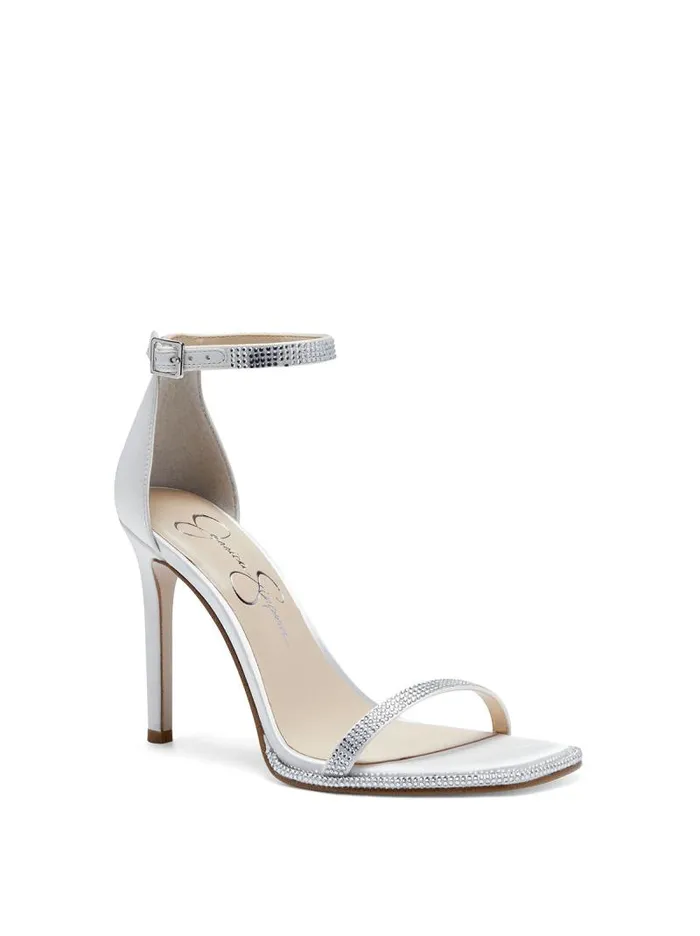 Women Jessica Simpson Sandals Ostey High Heel In White