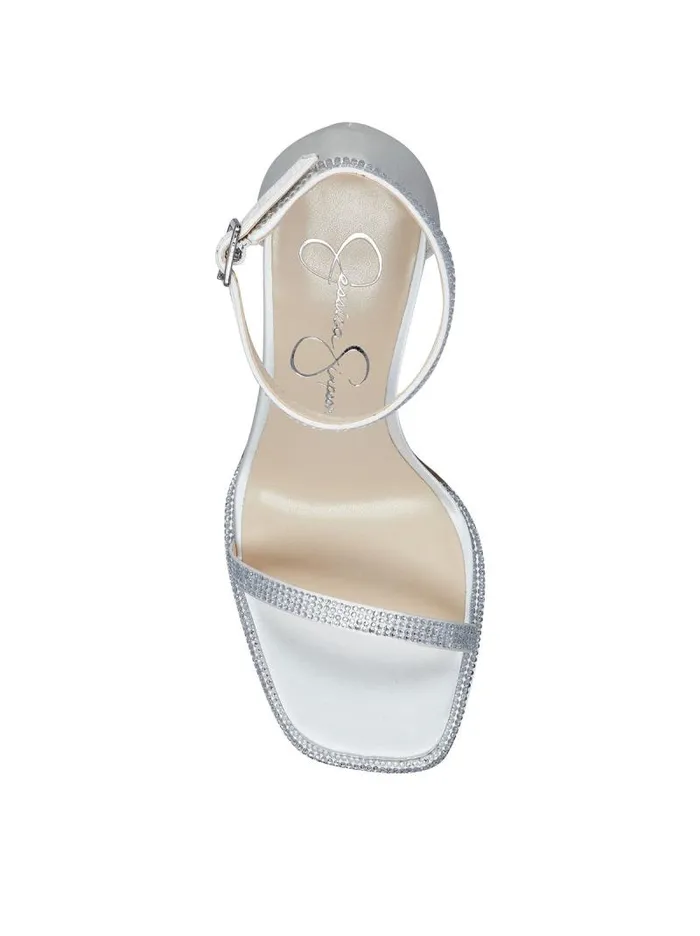 Women Jessica Simpson Sandals Ostey High Heel In White