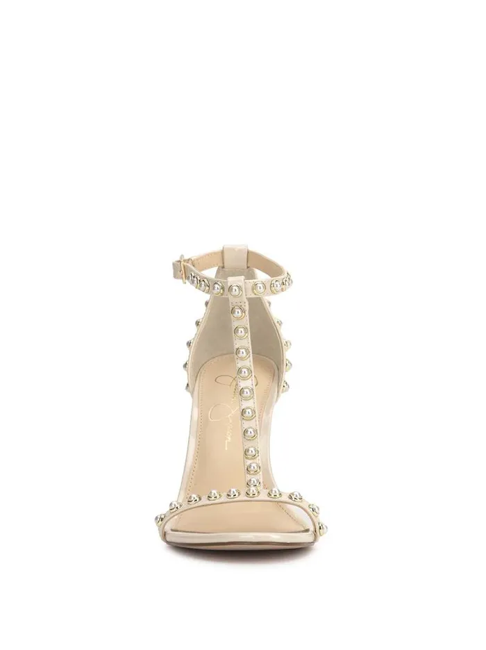 Women Jessica Simpson Sandals Qylla High Heel In Ivory