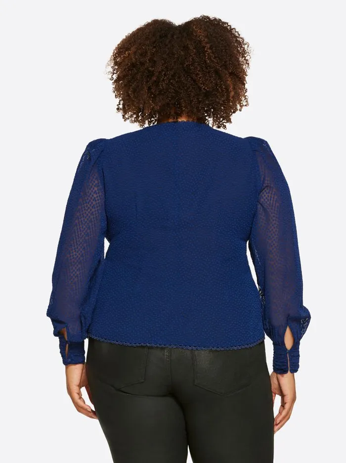 Women Jessica Simpson Tops and Tees Elia Top In Ocean Cavern