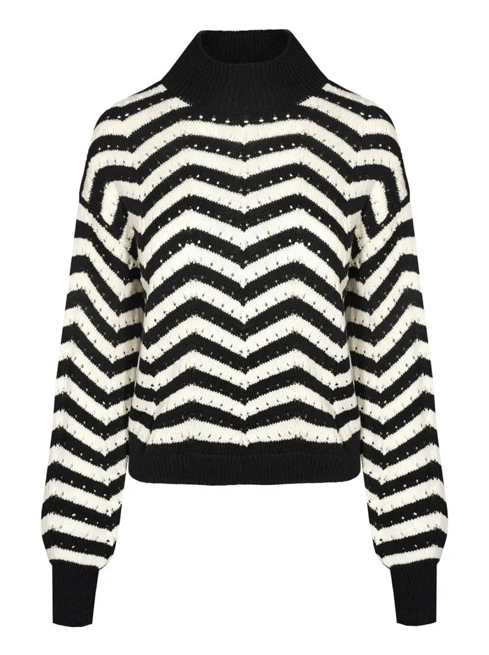 Women Jessica Simpson Tops and Tees Farai Sweater In Anthracite Combo