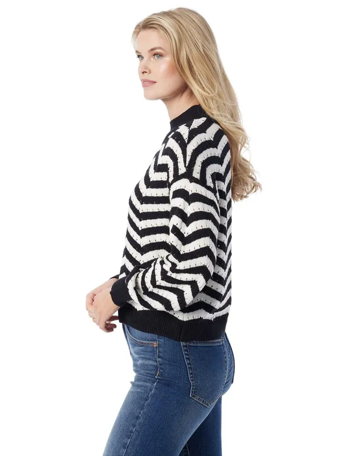Women Jessica Simpson Tops and Tees Farai Sweater In Anthracite Combo