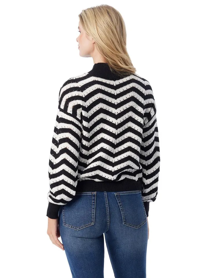 Women Jessica Simpson Tops and Tees Farai Sweater In Anthracite Combo