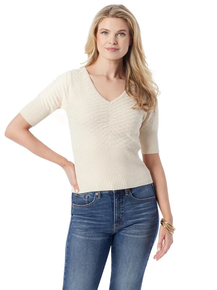 Women Jessica Simpson Tops and Tees Imani Top In Parchment