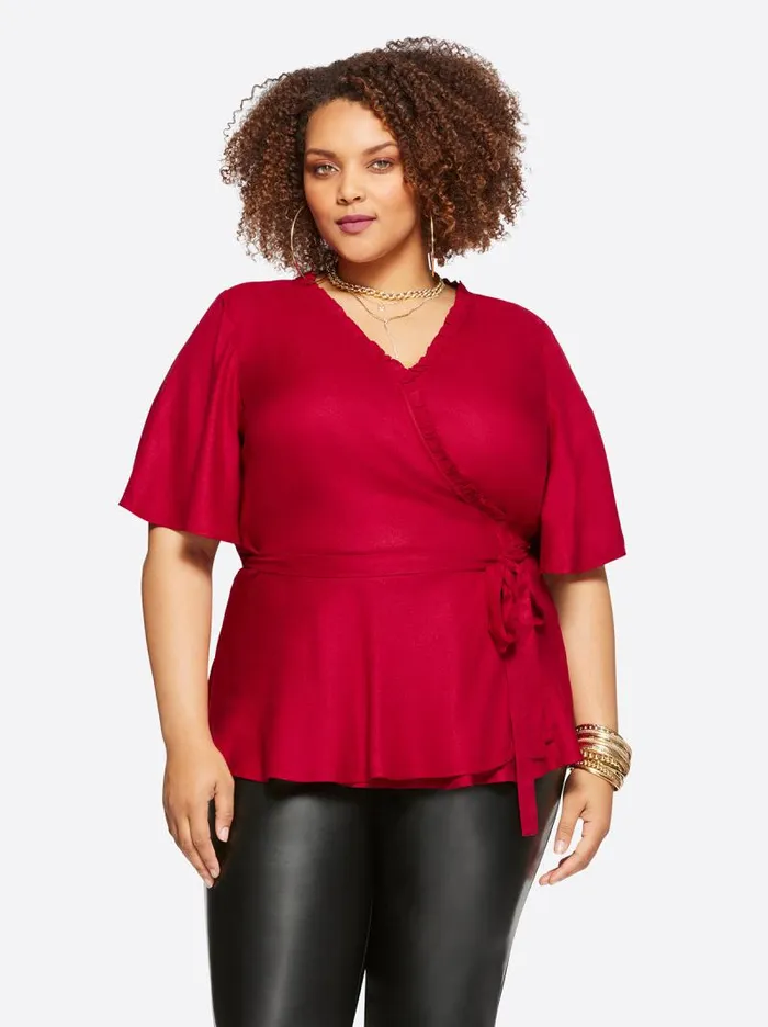 Women Jessica Simpson Tops and Tees Misha Top In Rio Red