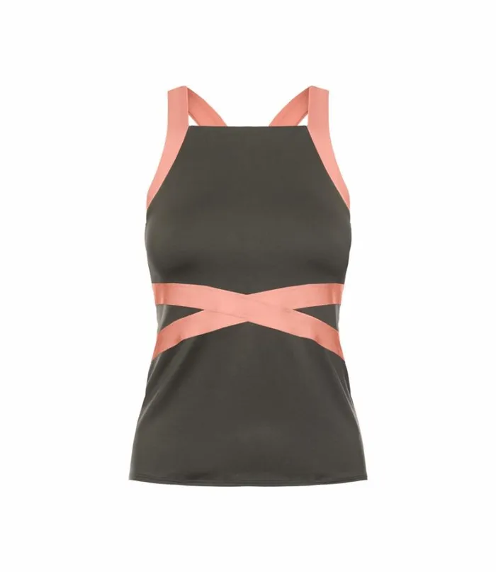 Women KSwiss Tennis and Pickleball CRISSCROSS TANK Asphalt