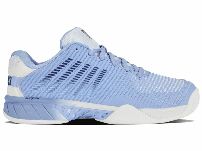 Women KSwiss Wide Shoes HYPERCOURT EXPRESS 2WIDE Bright Whiteopen Airestate Blue